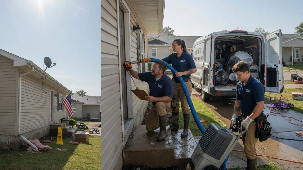 Ceiling Water Damage Restoration in Everson, PA near me